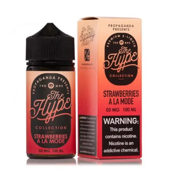 Best Deal Hype E-Liquid Vape Juice by Propaganda 100mL -  Strawberry a la Mode