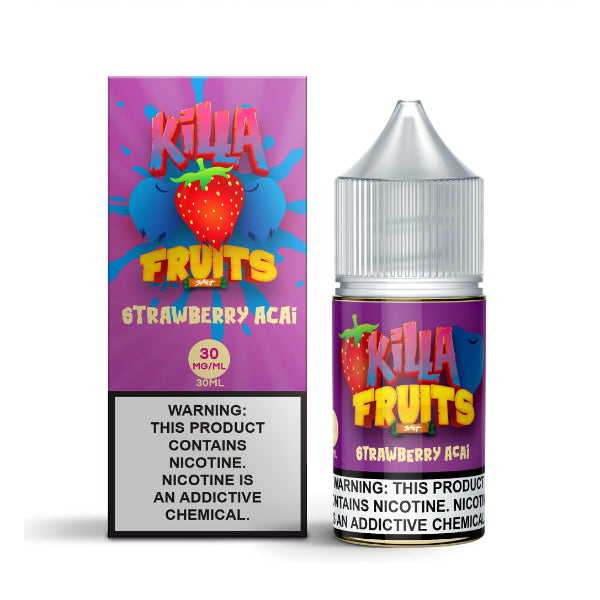 Killa Fruits Salts Series TFN 30mL Best Flavor Strawberry Acai