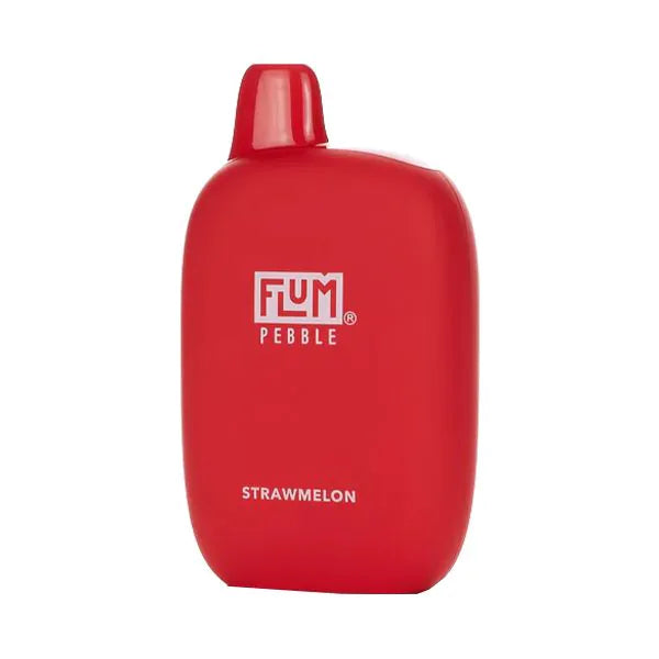 Flum Pebble 6000 Puffs Rechargeable Disposable Vape Best Flavor - Strawmelon