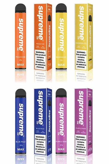 Supreme Max Single Disposable Best Flavors