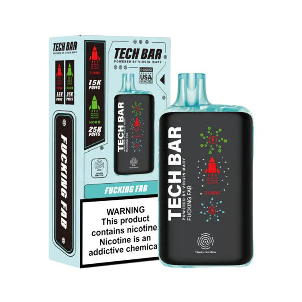 Tech Bar 25000 Puffs Disposable Best Flavor Fucking Fab