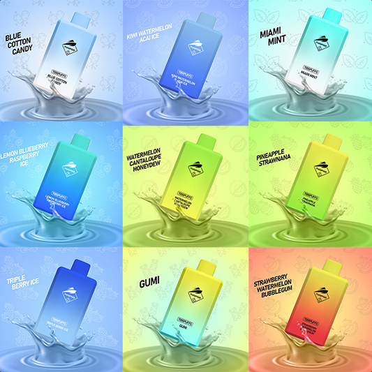 Tugpod BOX 7000 Puffs Rechargeable Vape Disposable 16mL Best Flavors