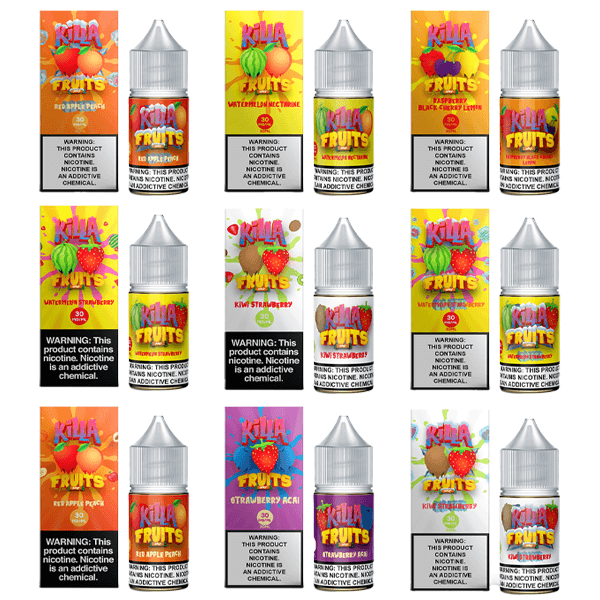 Killa Fruits Salts Series TFN 30mL Best Flavors