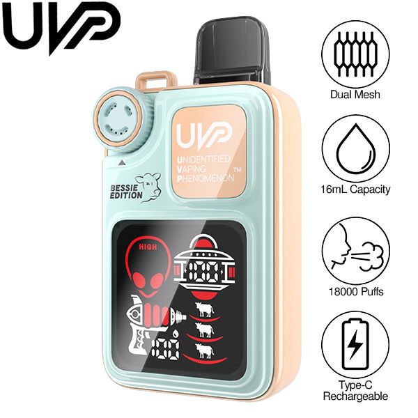 Best Deal UVP Bessie Edition 18K Puff Rechargeable Vape 16mL