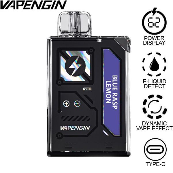 Vapengin Pluto 7500 Puffs Disposable Vape 17mL  Best Flavor Blue Rasp Lemon