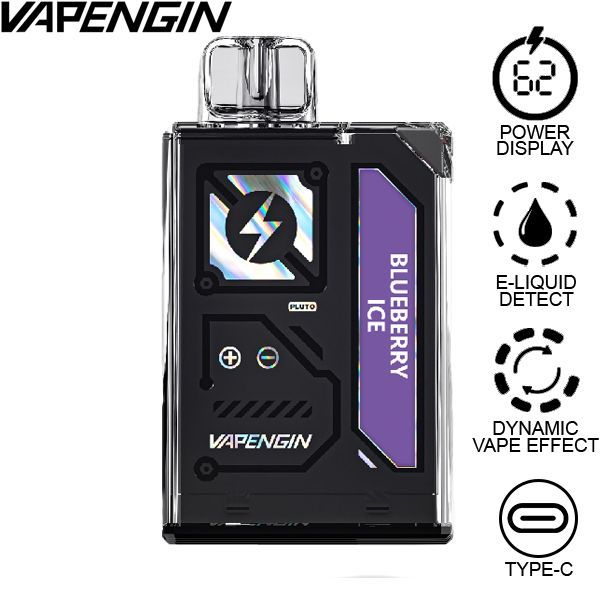 Vapengin Pluto 7500 Puffs Disposable Vape 17mL  Best Flavor Blueberry Ice