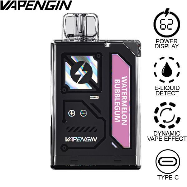 Vapengin Pluto 7500 Puffs Disposable Vape 17mL  Best Flavor Watermelon Bubblegum